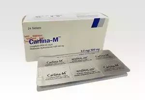 Carlina-M Tablet 2.5mg+500mg