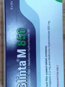 Glinta-M Tablet 2.5mg+850mg