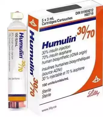 Humulin 30/70 Cartridge Insulin