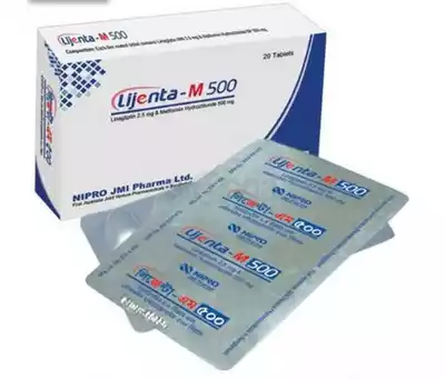 Lijenta-M Tablet 2.5mg+500mg