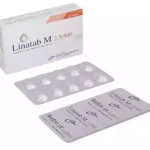 Linatab M Tablet 2.5mg+500mg